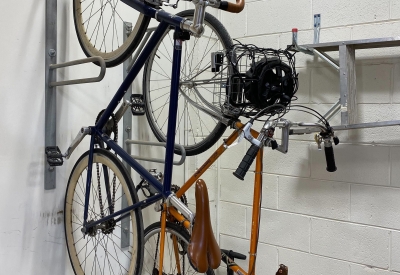 Bicycles hanging at DBA_OAK
