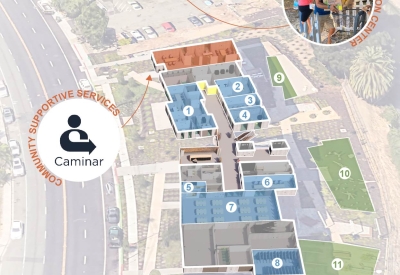 Resident Amenities Diagram for Blue Oak Landing