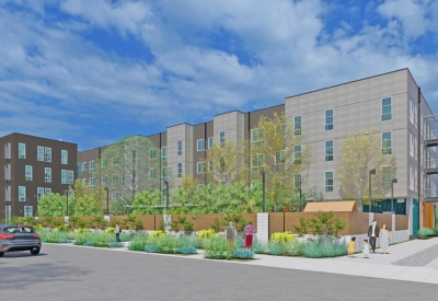 Exterior rendering of Midway Village Phase 2.
