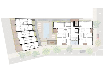 Level three floor plan for HH Residences.