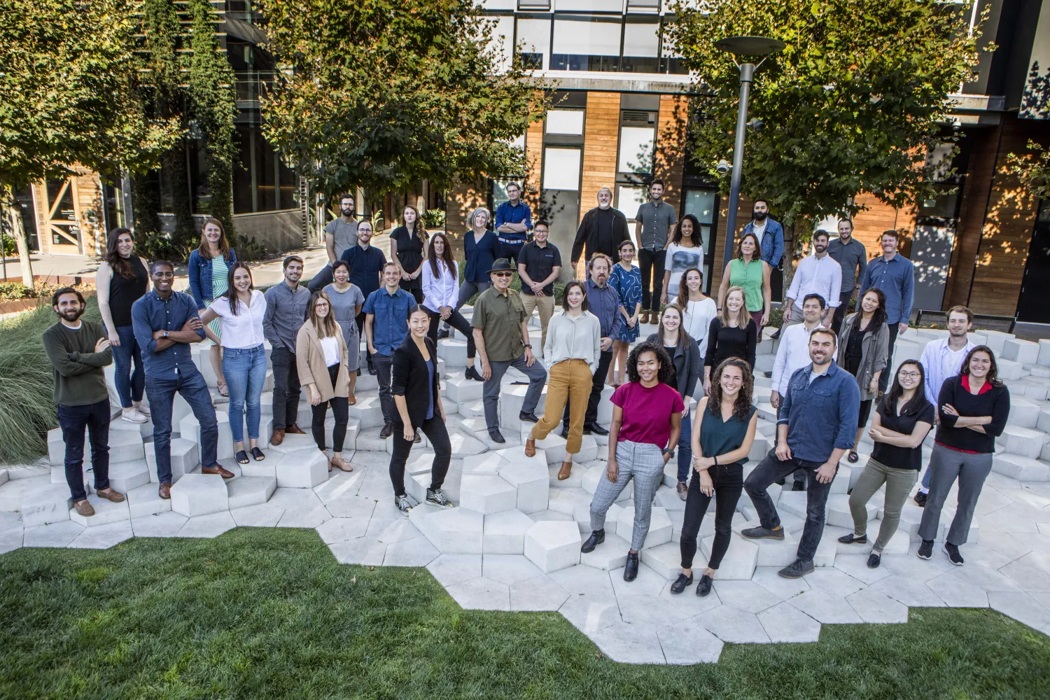 Group photo of David Baker Architects employees