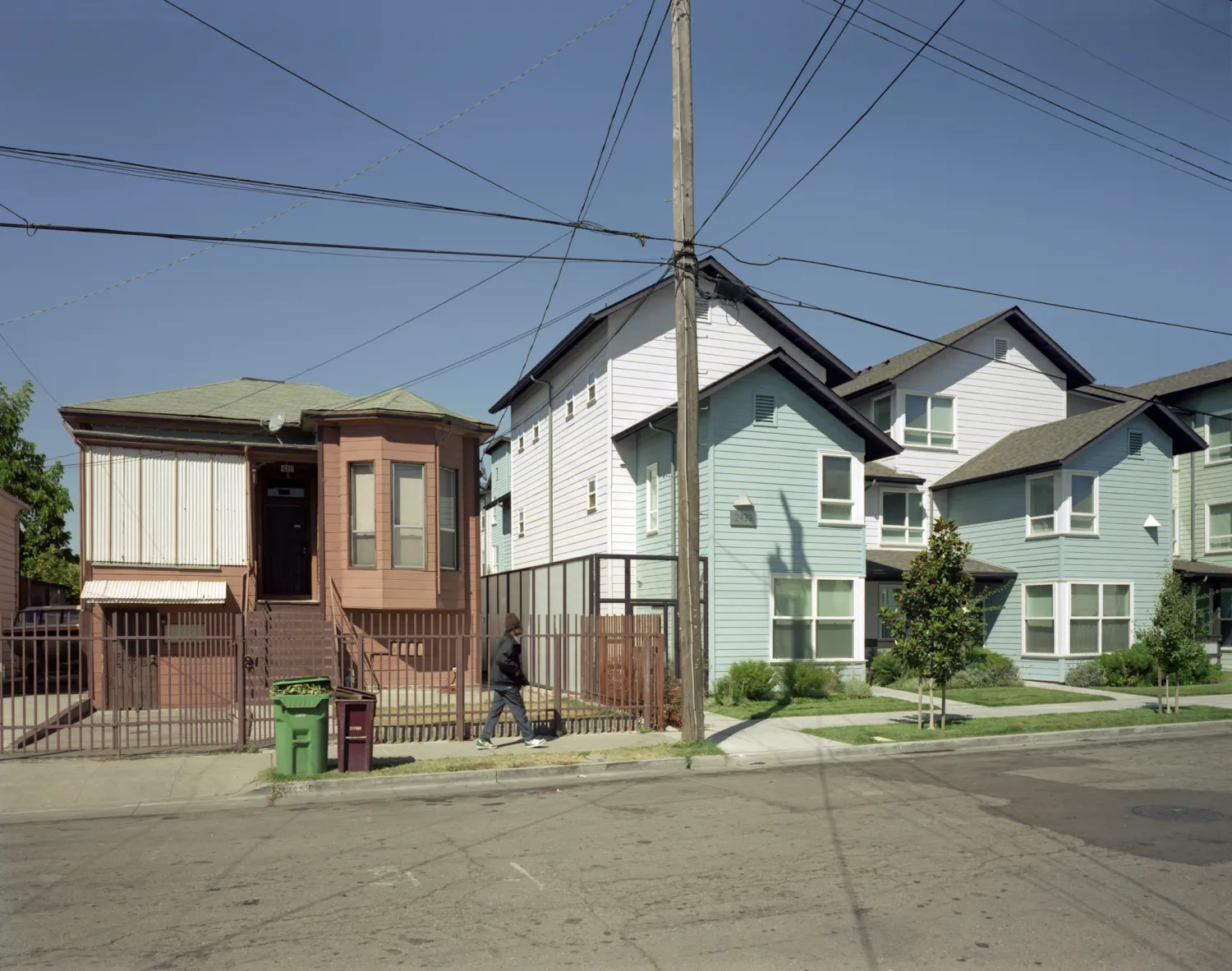 Townhouses at Linden Court in Oakland, California.