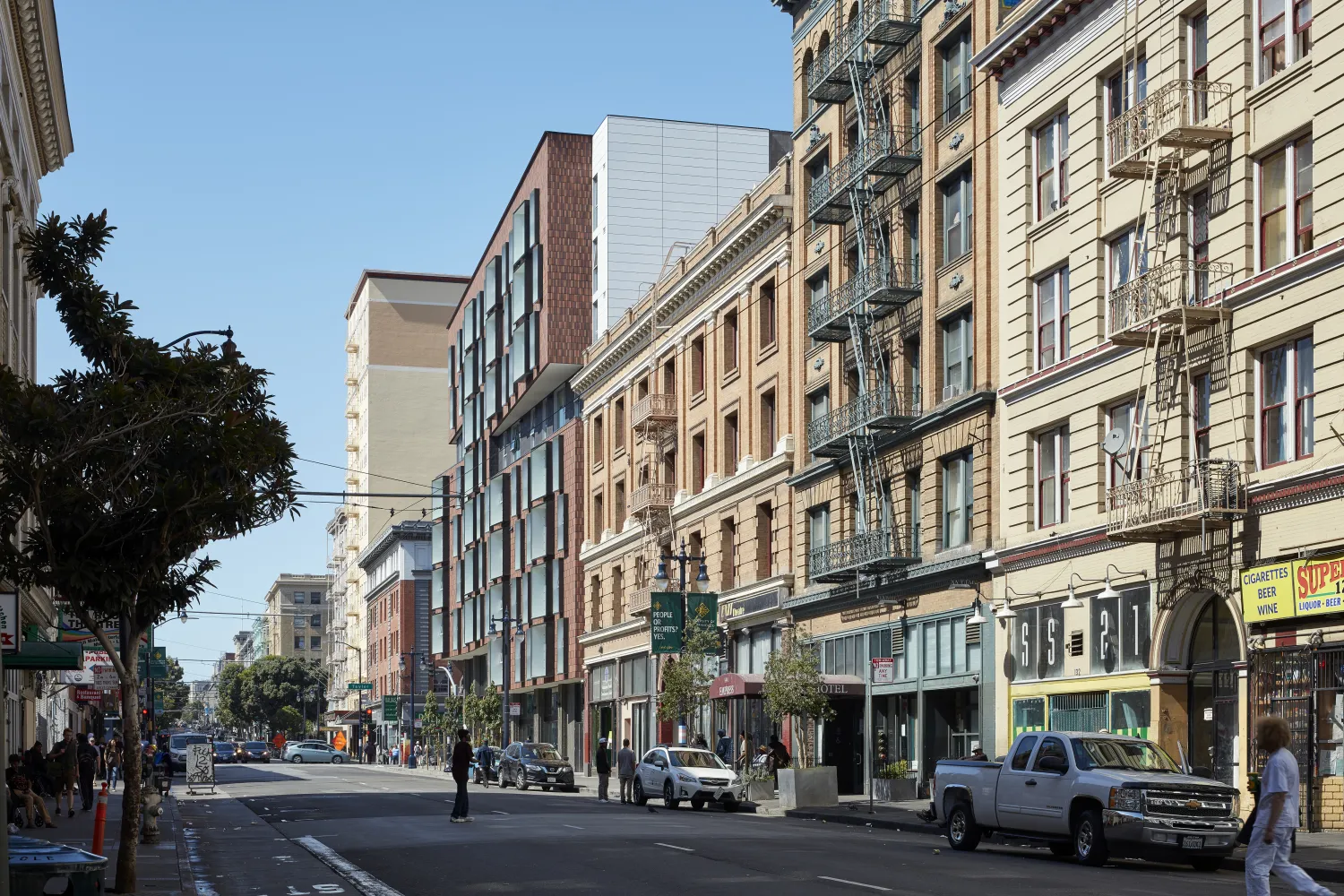 Street View of 222 Taylor Street, affordable housing in San Francisco