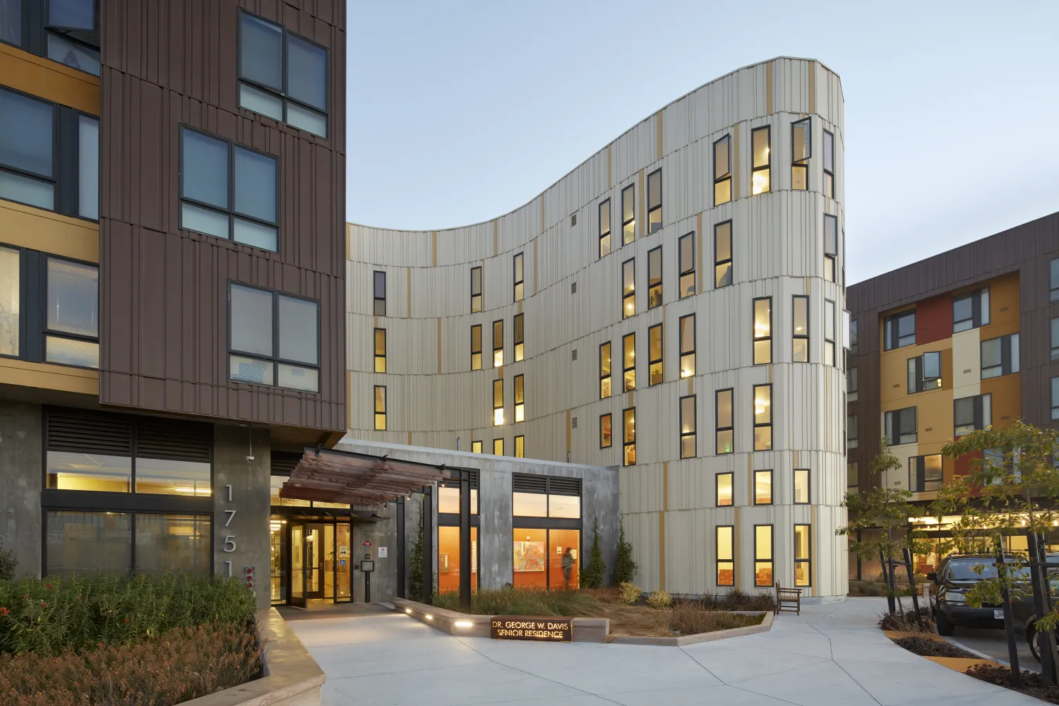 Entrance to Dr. George Davis Senior Building in San Francisco.