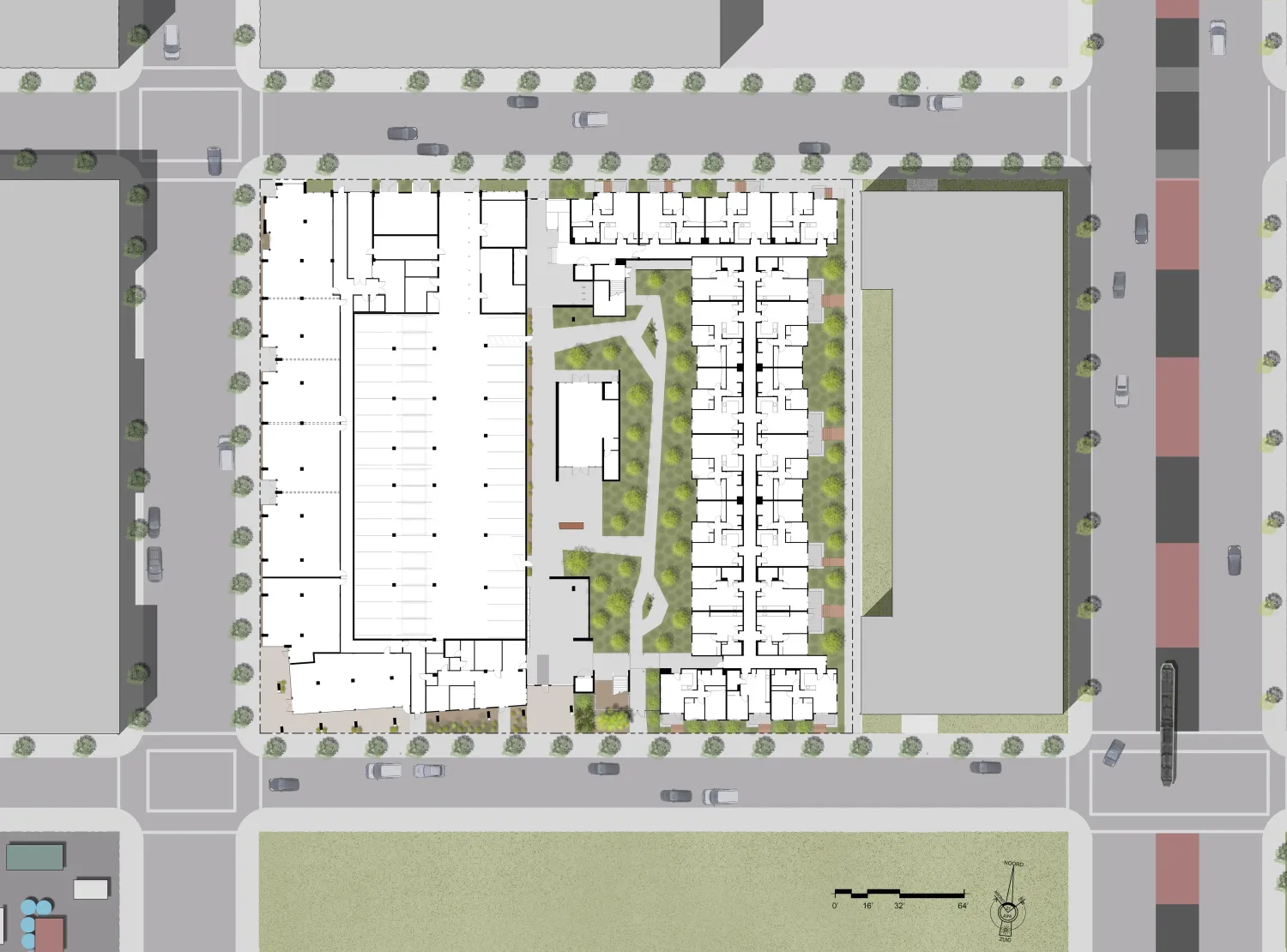 Site plan for Five88 in San Francisco.