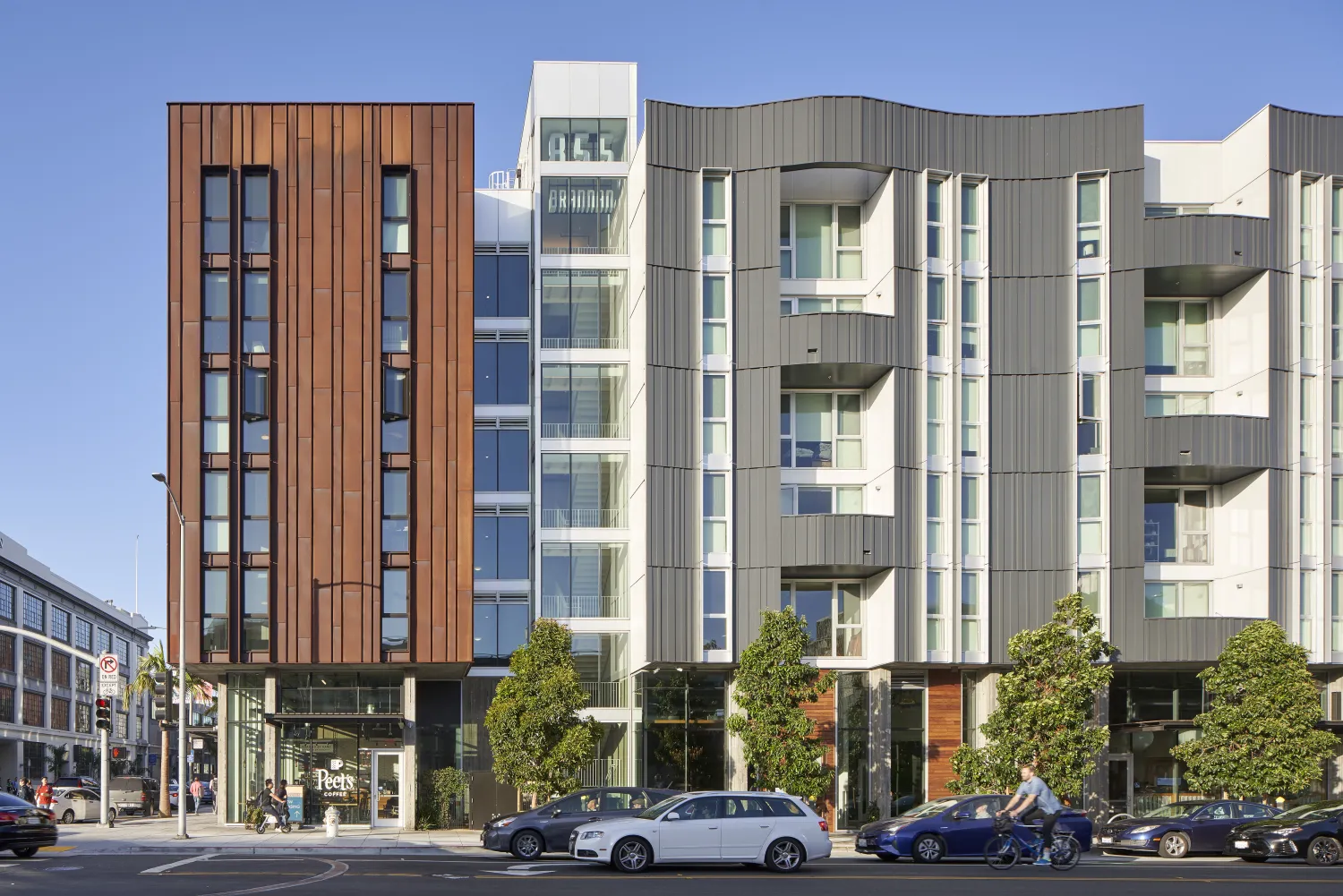 Exterior view of 855 Brannan in San Francisco.