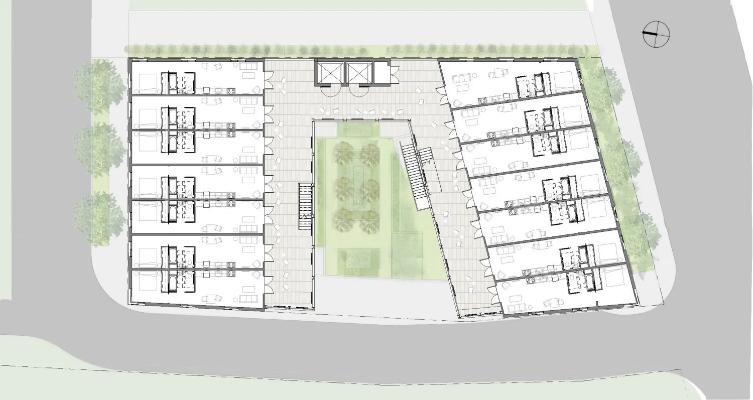 Site plan of Williams Terrace in Charleston, SC.