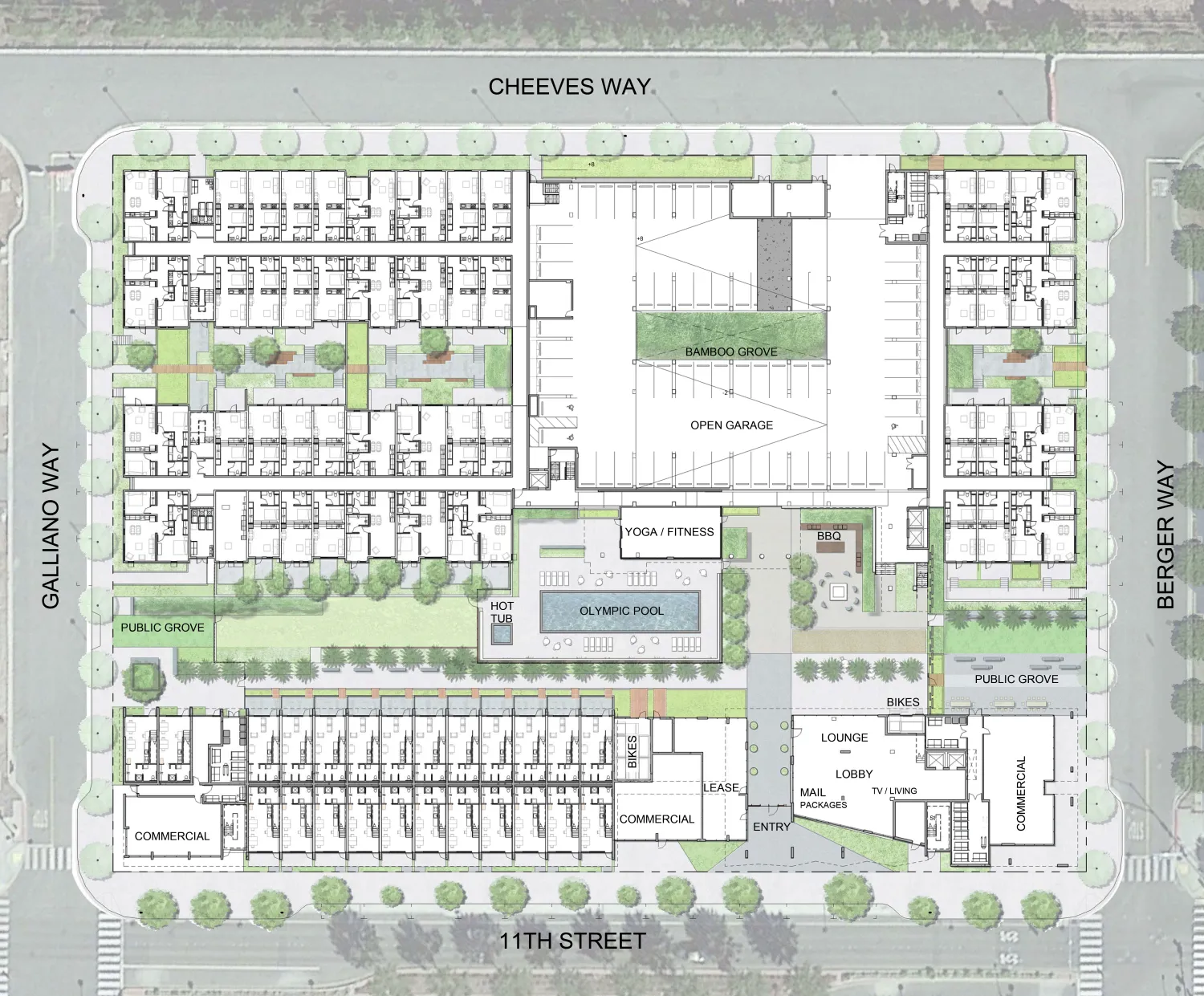 Site plan for Windflower II in Union City, California.
