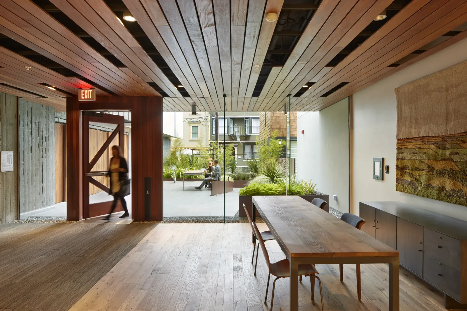 Interior view of 300 Ivy in San Francisco, CA.