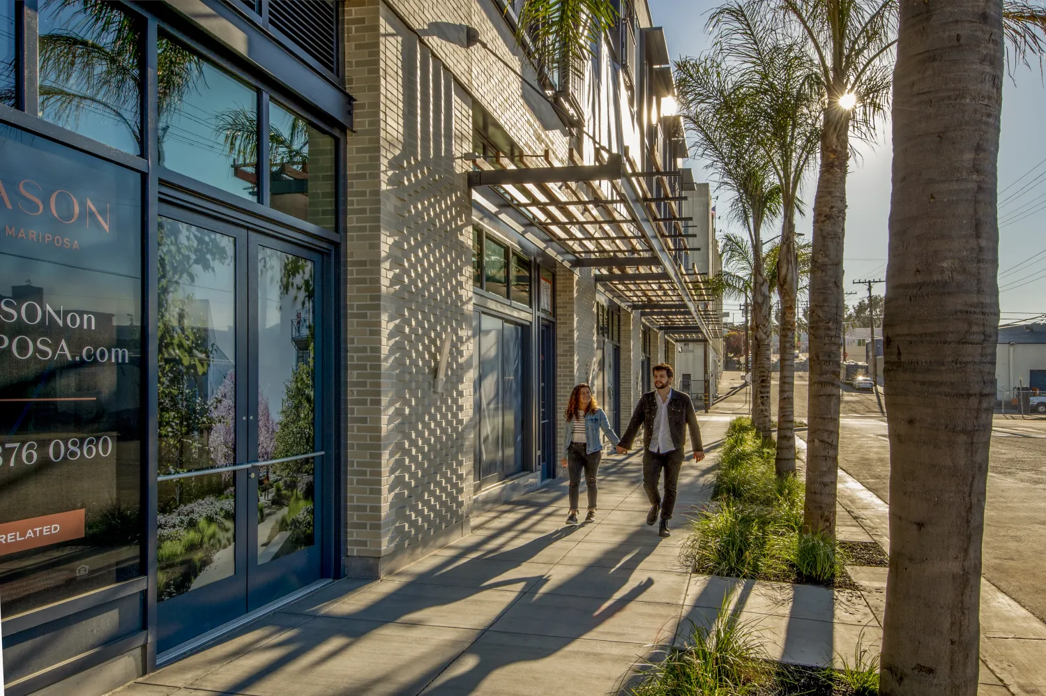 Retail spaces at Mason on Mariposa in San Francisco.