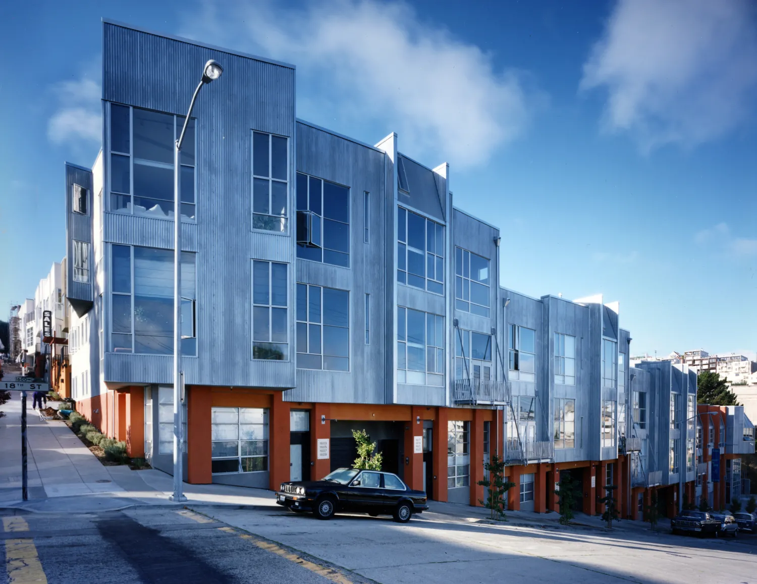 Exterior elevation of 18th & Arkansas/g2 Lofts in San Francisco.