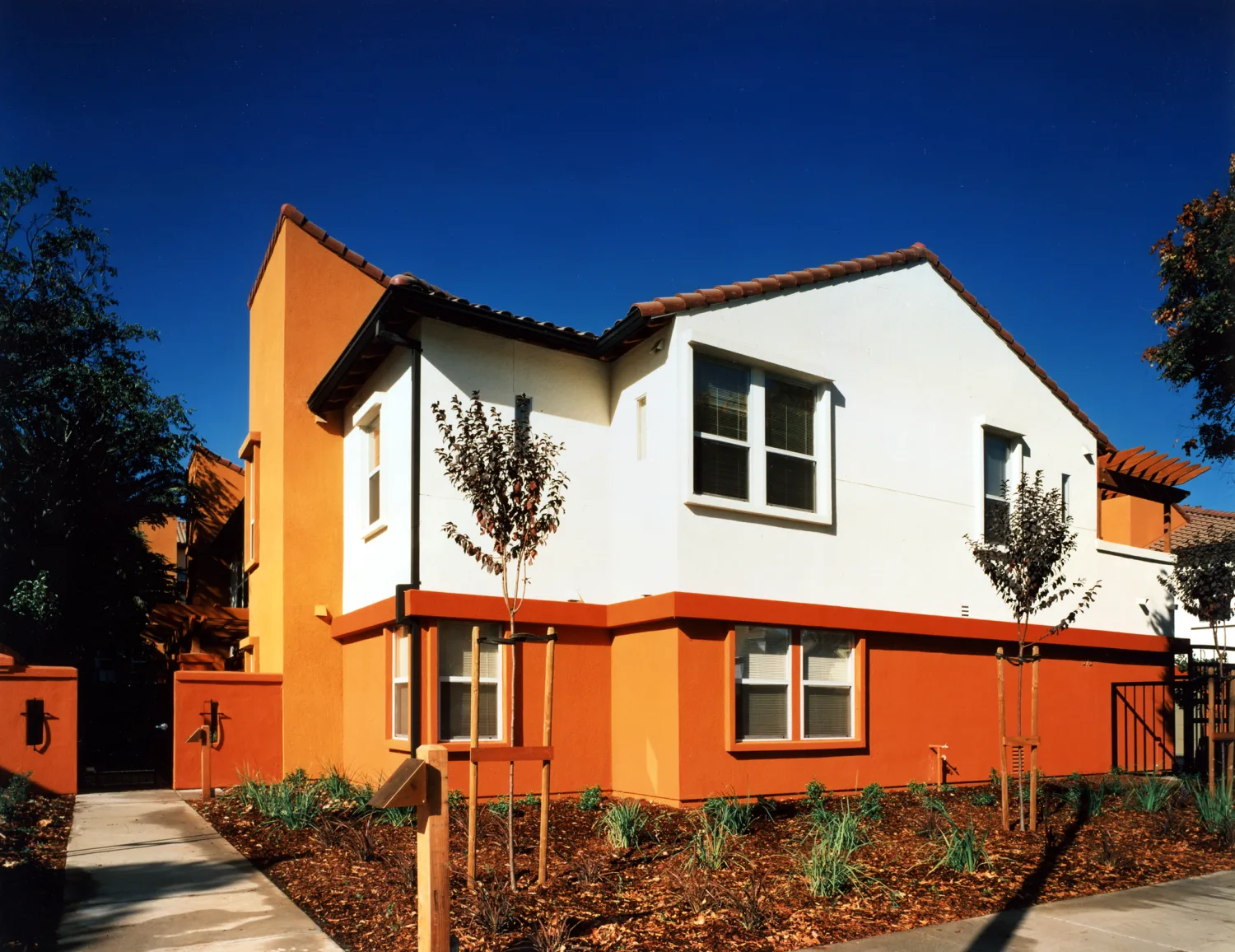 Exterior street view of Plaza Maria in San Jose, California.