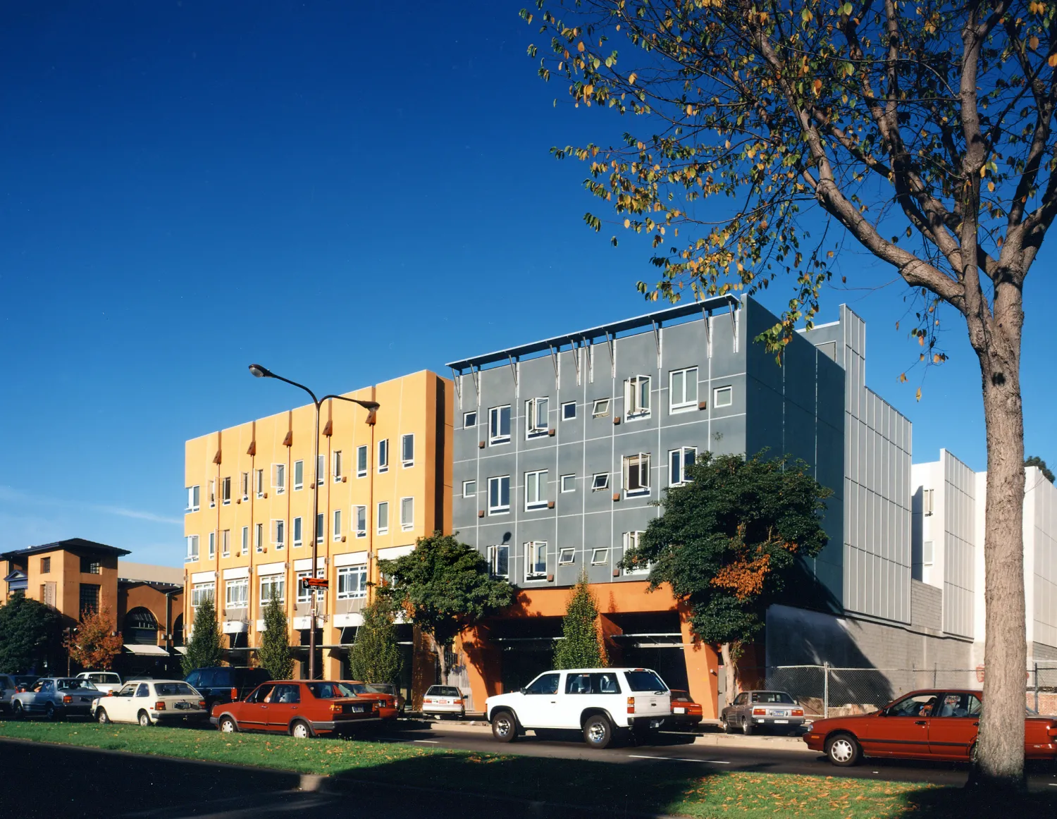 Exterior view of Manville Hall in Berkeley, California.