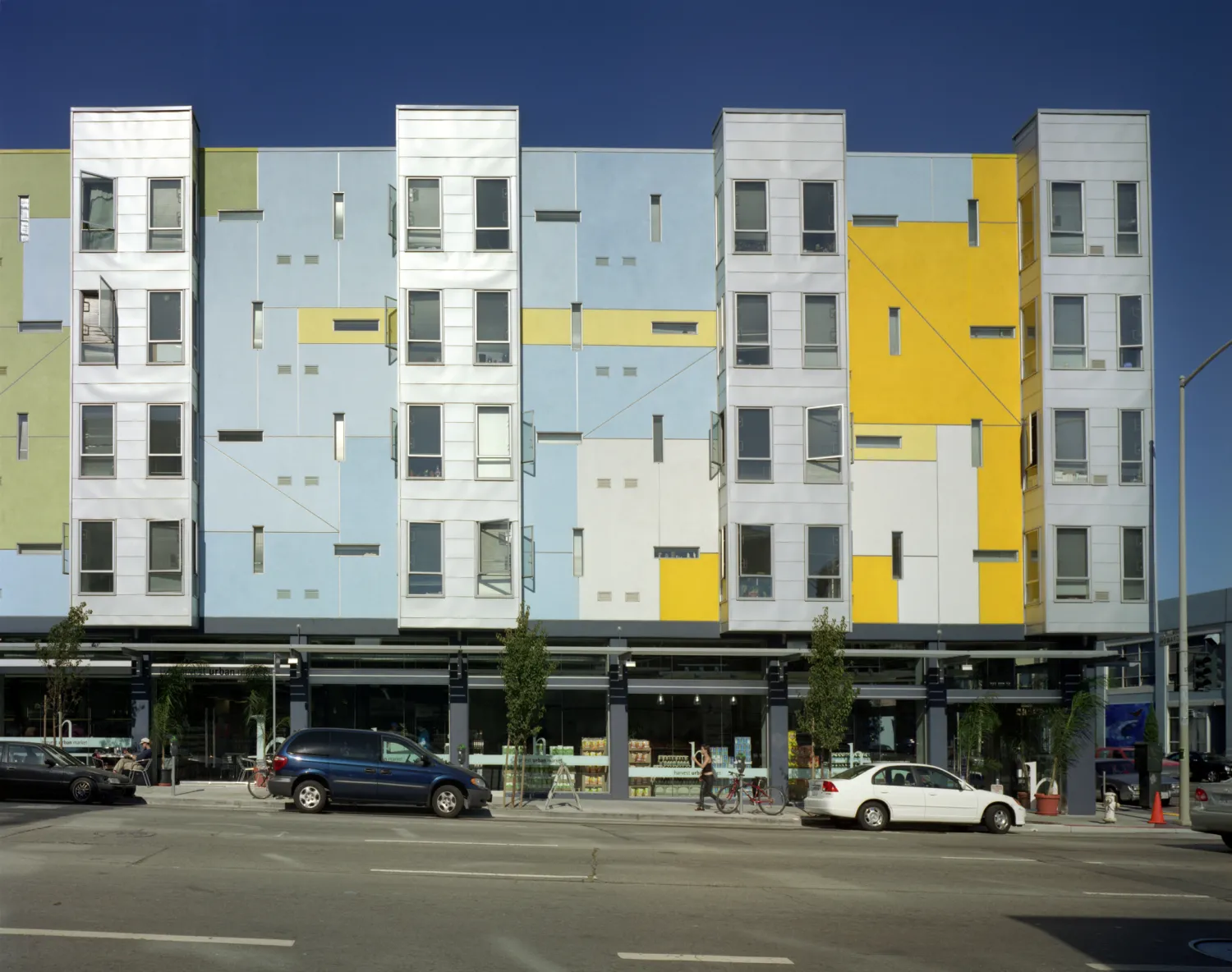 Exterior elevation of 8th & Howard/SOMA Studios in San Francisco, Ca.