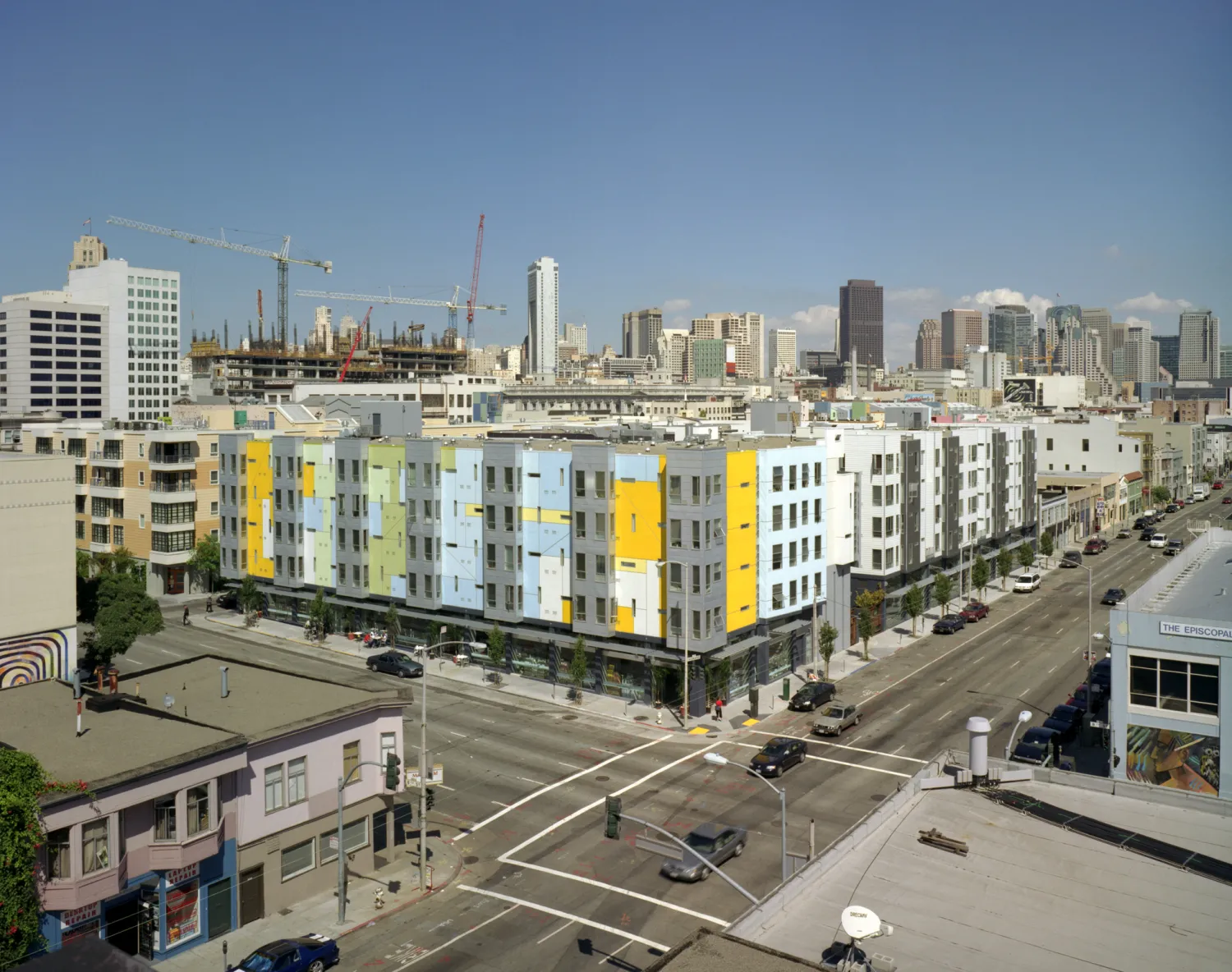 Exterior view of 8th & Howard/SOMA Studios in San Francisco, Ca.