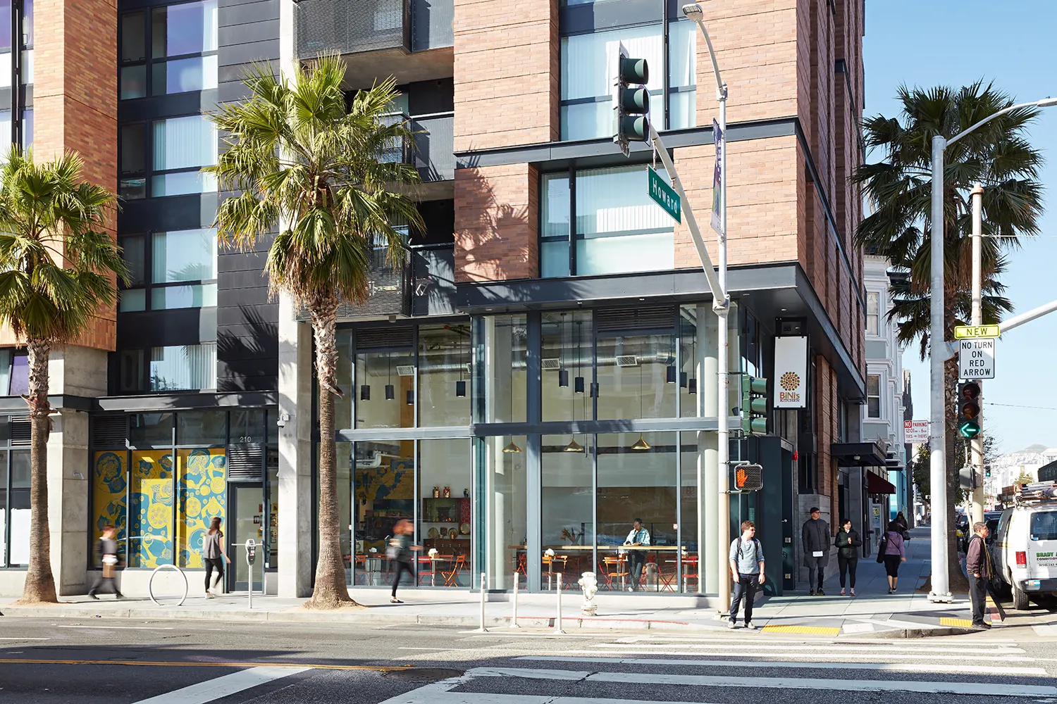 Exterior view of Bini’s Kitchen in San Francisco, CA.