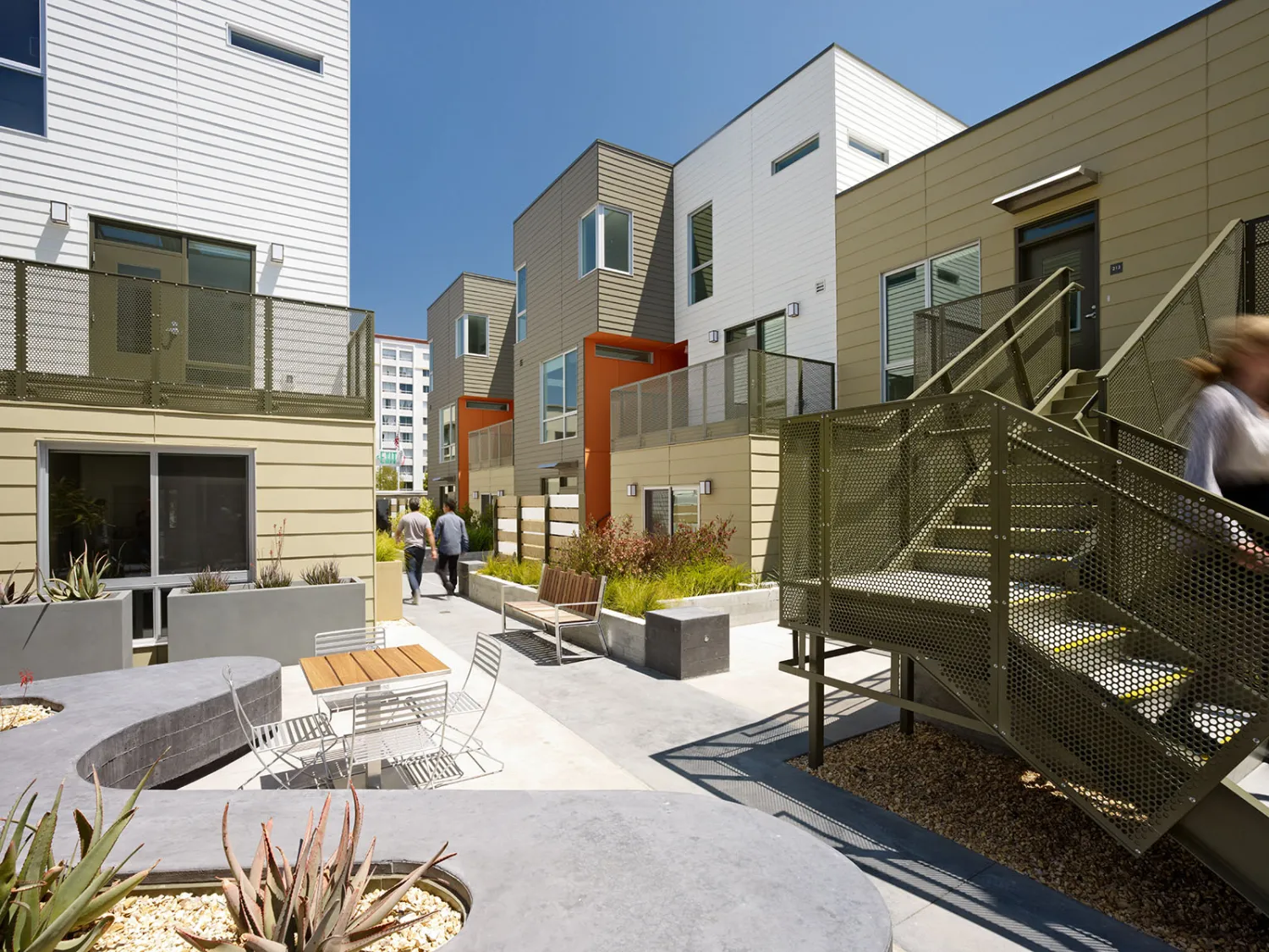 Courtyard at Fillmore Park in San Francisco.