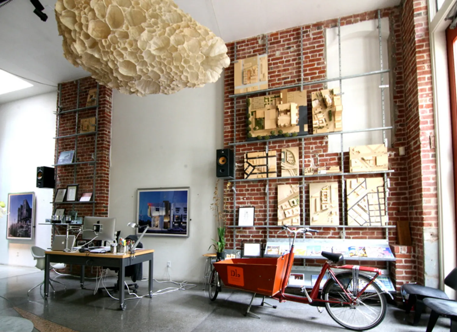 Interior of David Baker Architects Office in San Francisco.