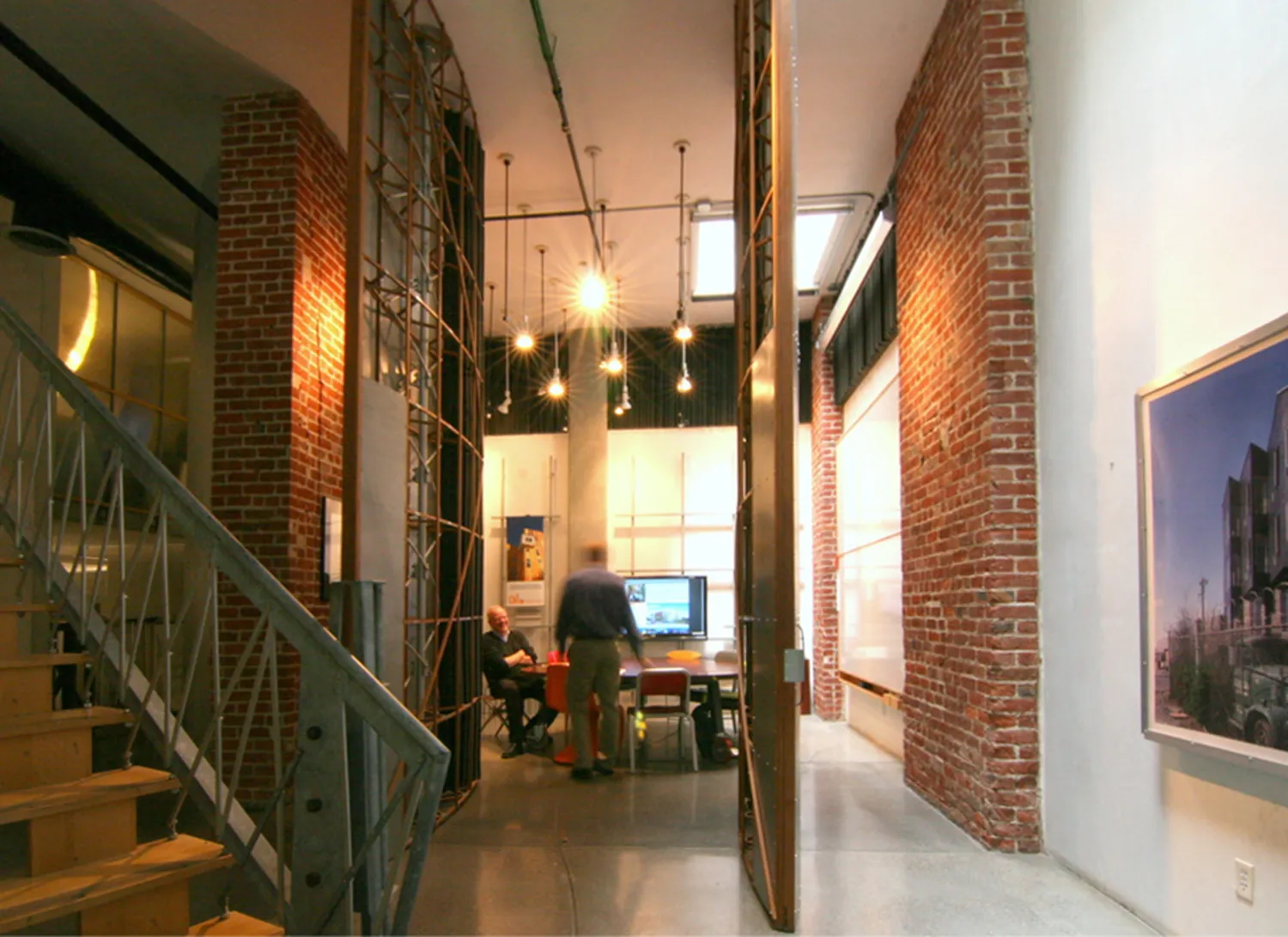 Looking into the conference room at David Baker Architects Office in San Francisco.