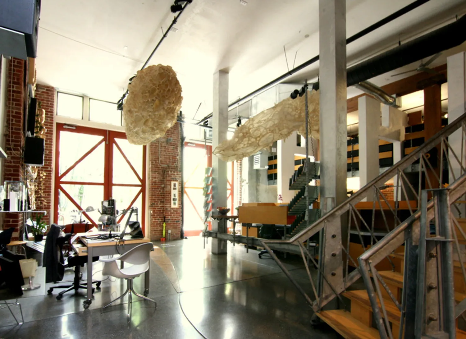 Interior of David Baker Architects Office in San Francisco.