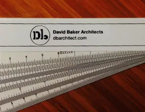 Rulers with David Baker Architects Logo