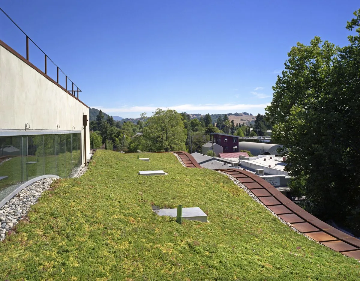 Green Roof at the h2hotel in Healdsburg, California