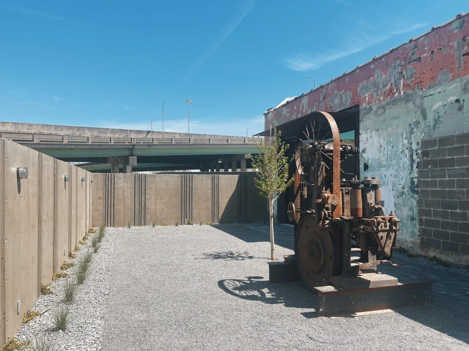 Exterior of the bandsaw at the Bandsaw Building in Birmingham, AL.