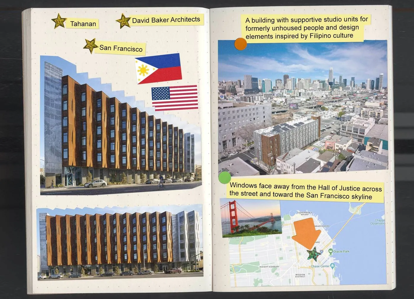 Collage of Tahanan Supportive Housing in San Francisco images