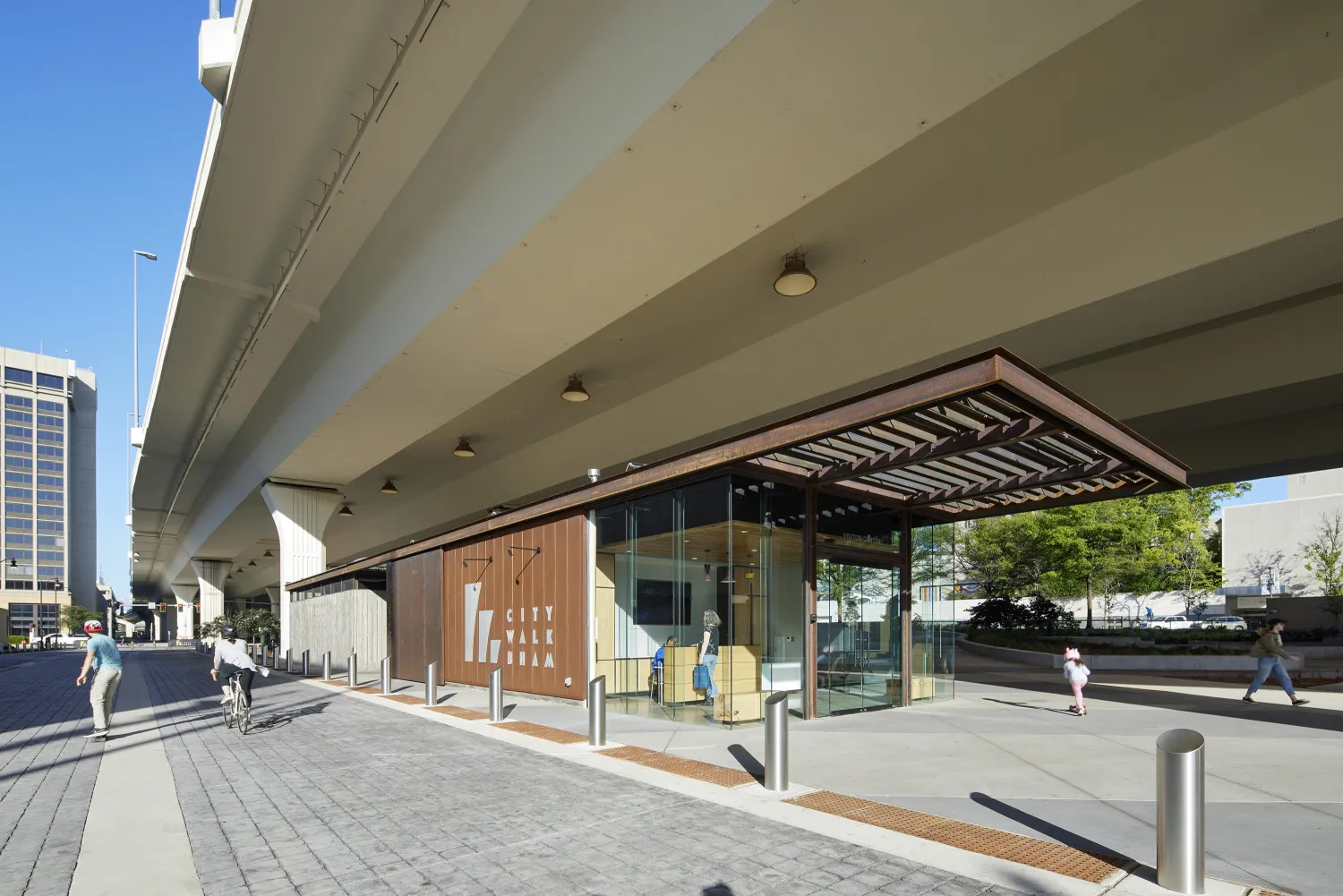 Exterior view of City Walk in Birmingham, Alabama.