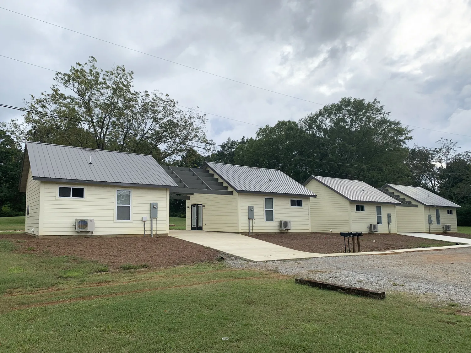 Exterior view of Union Village in Talladega, Alabama.