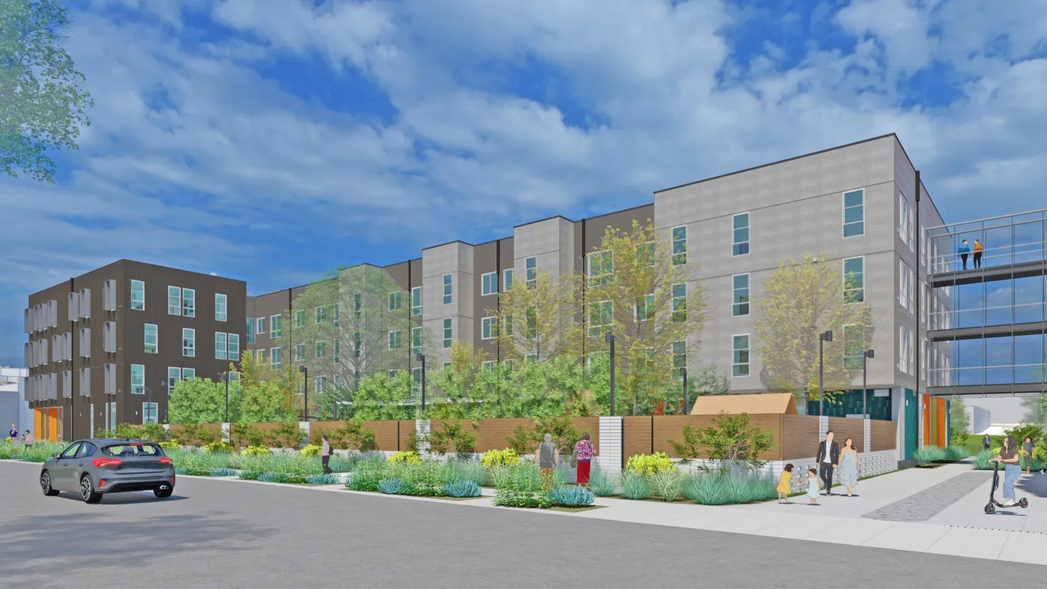 Exterior rendering of Midway Village Phase 2.