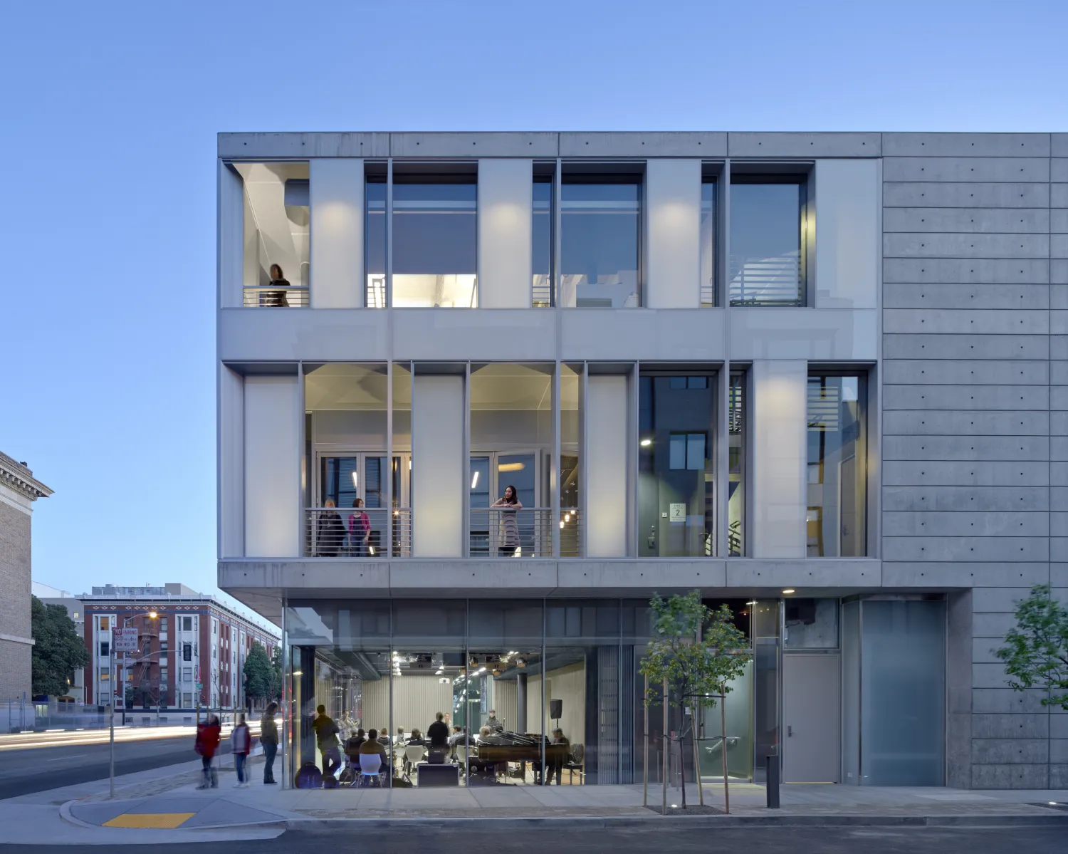 Exterior view of SF Jazz Center.