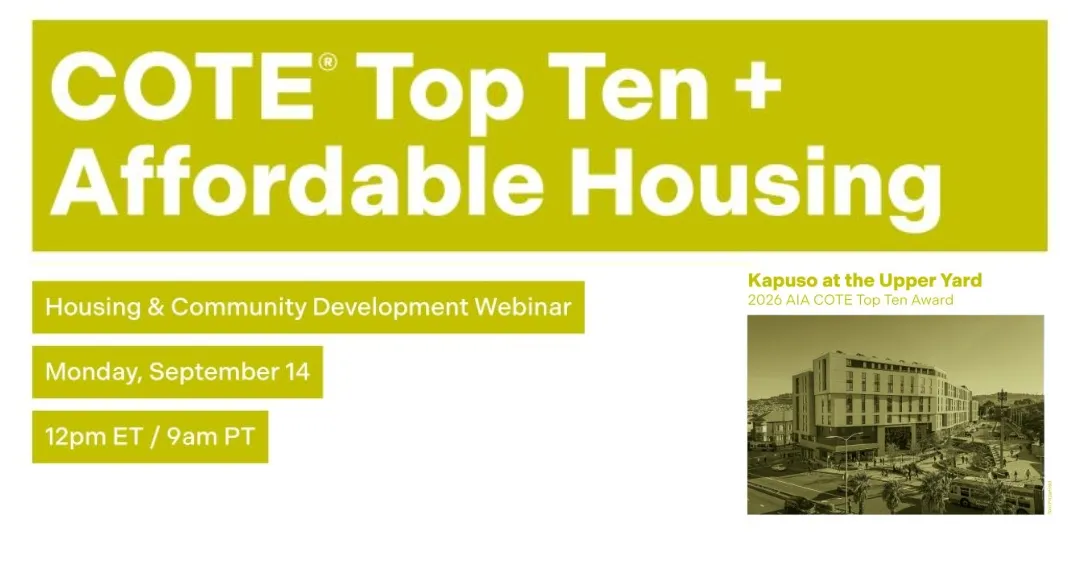Cote Top Ten + Affordable Housing