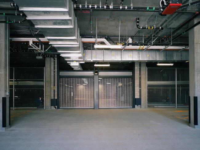 View of garage at Potrero 1010 in San Francisco, CA.