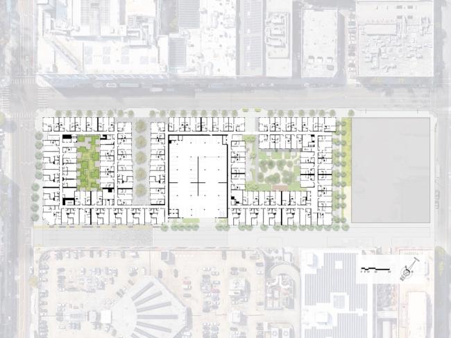 Typical residential floor plan for 855 Brannan in San Francisco.
