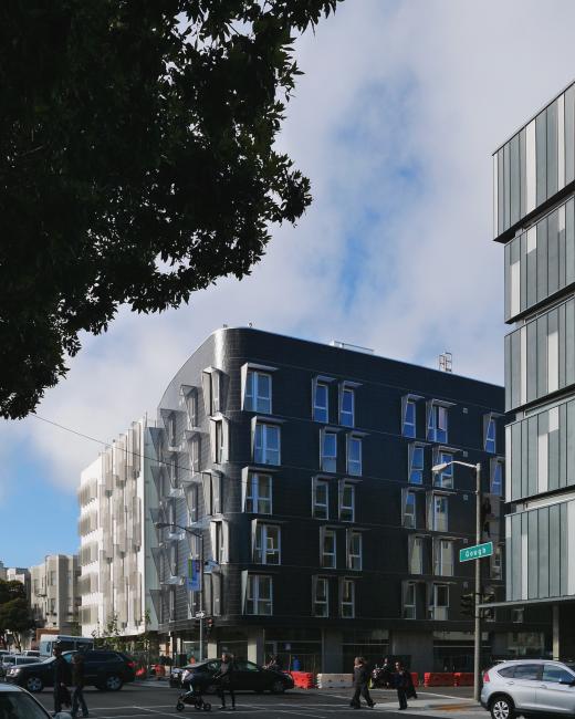 Exterior view of 388 Fulton in San Francisco, CA.