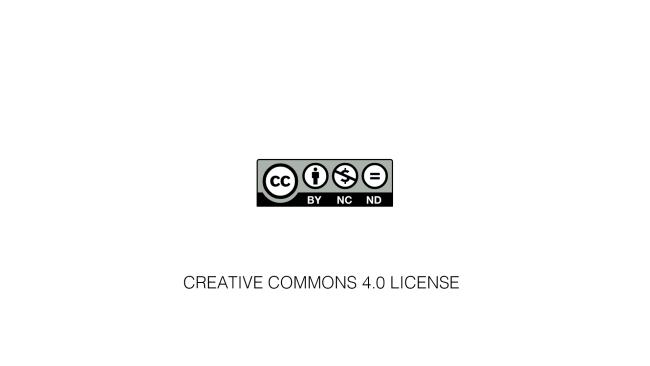 Creative commons 4.0 License logo.