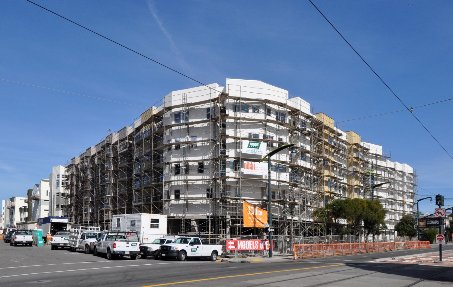 Exterior view of construction of Armstrong Place Senior in San Francisco.
