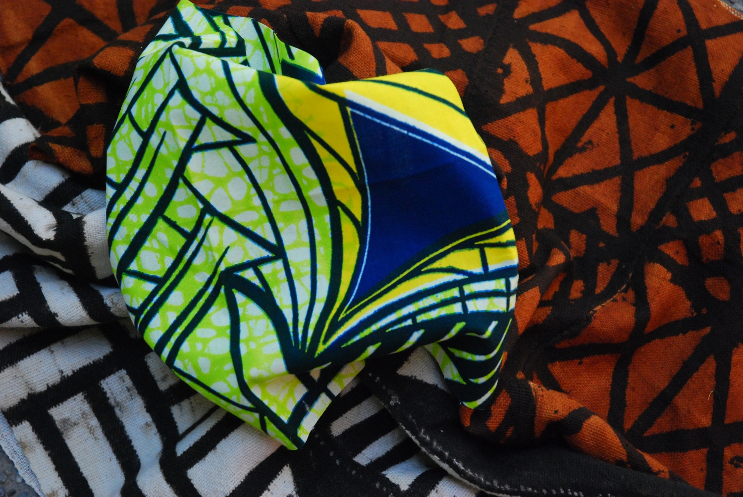 Fabric with traditional African textiles, which inspired the exterior of Armstrong Place Senior in San Francisco.