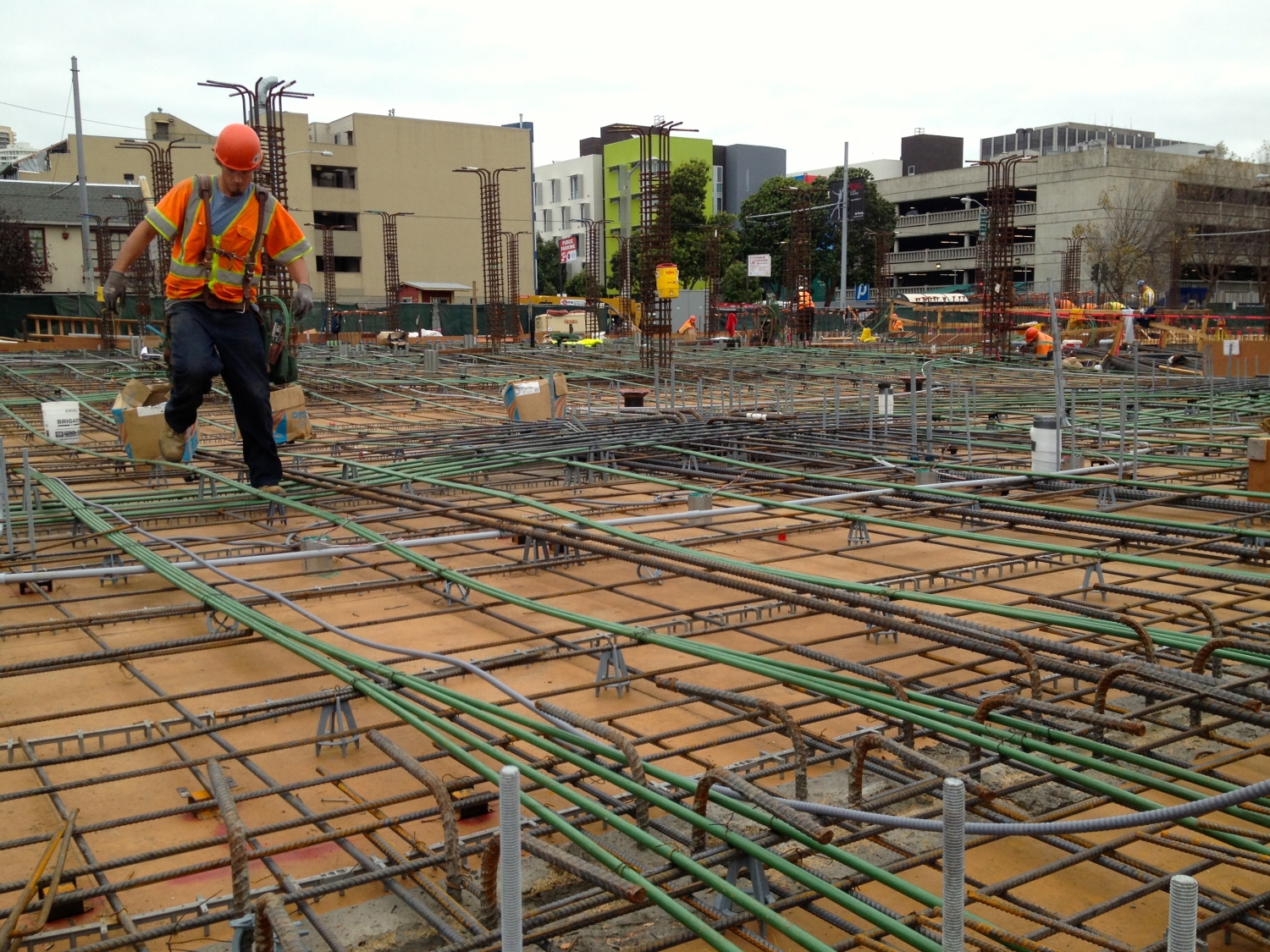 Exterior view of construction at 300 Ivy in San Francisco, CA.