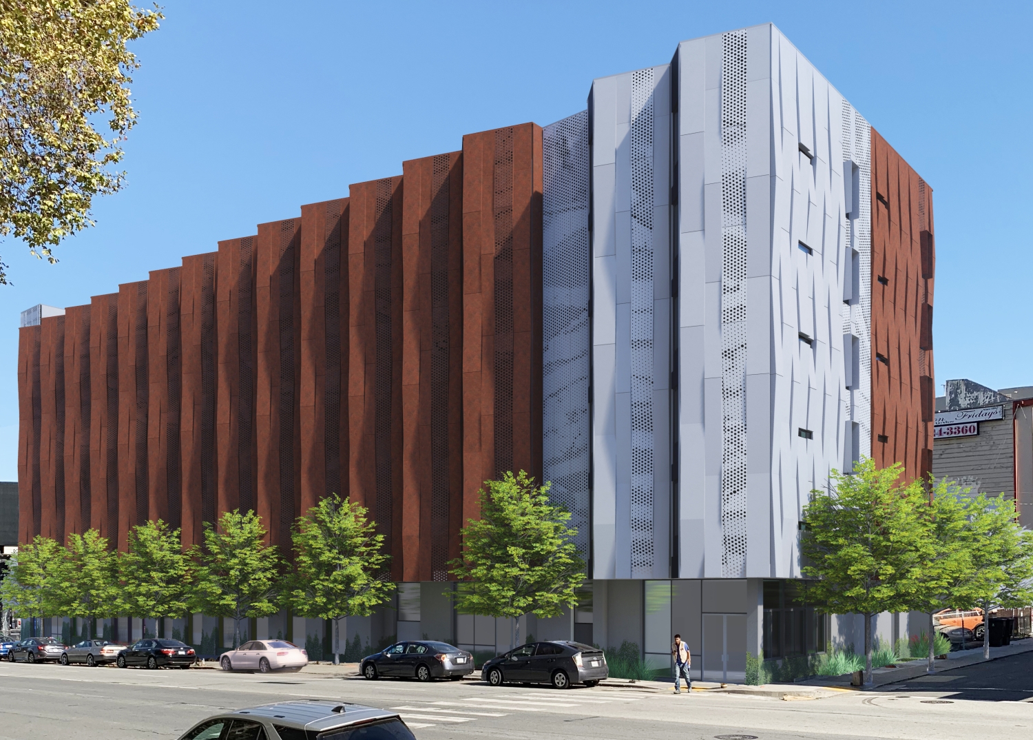 Rendering of exterior for Tahanan Supportive Housing in San Francisco.