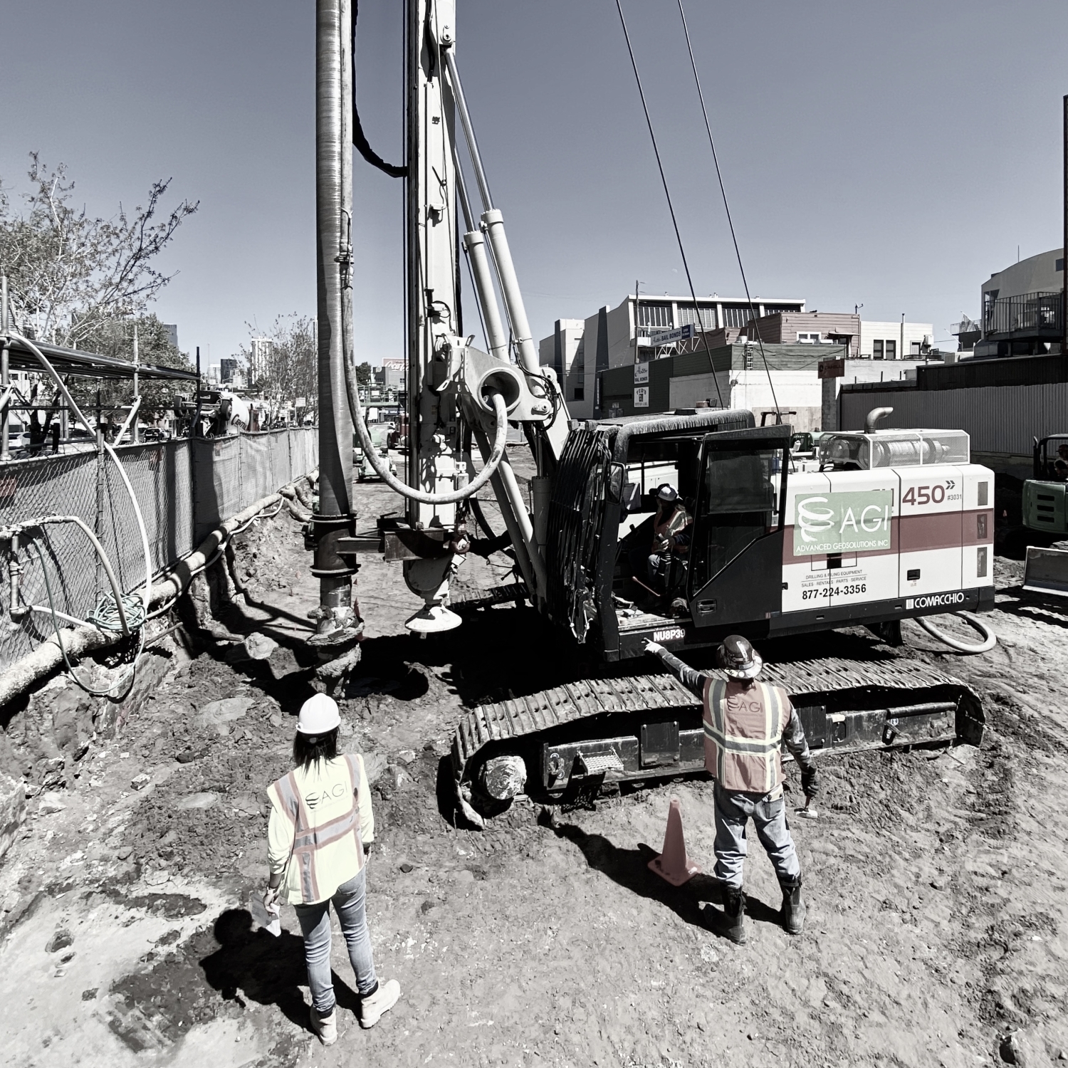 Construction site of Tahanan Supportive Housing in San Francisco