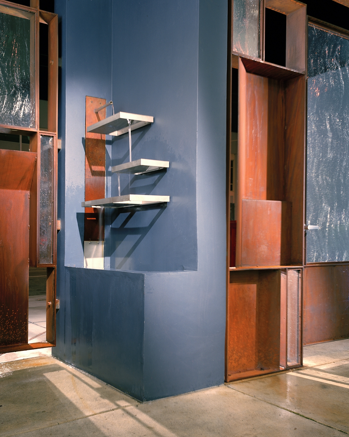 Interior of the main entrance of 8th & Howard/SOMA Studios in San Francisco, Ca.
