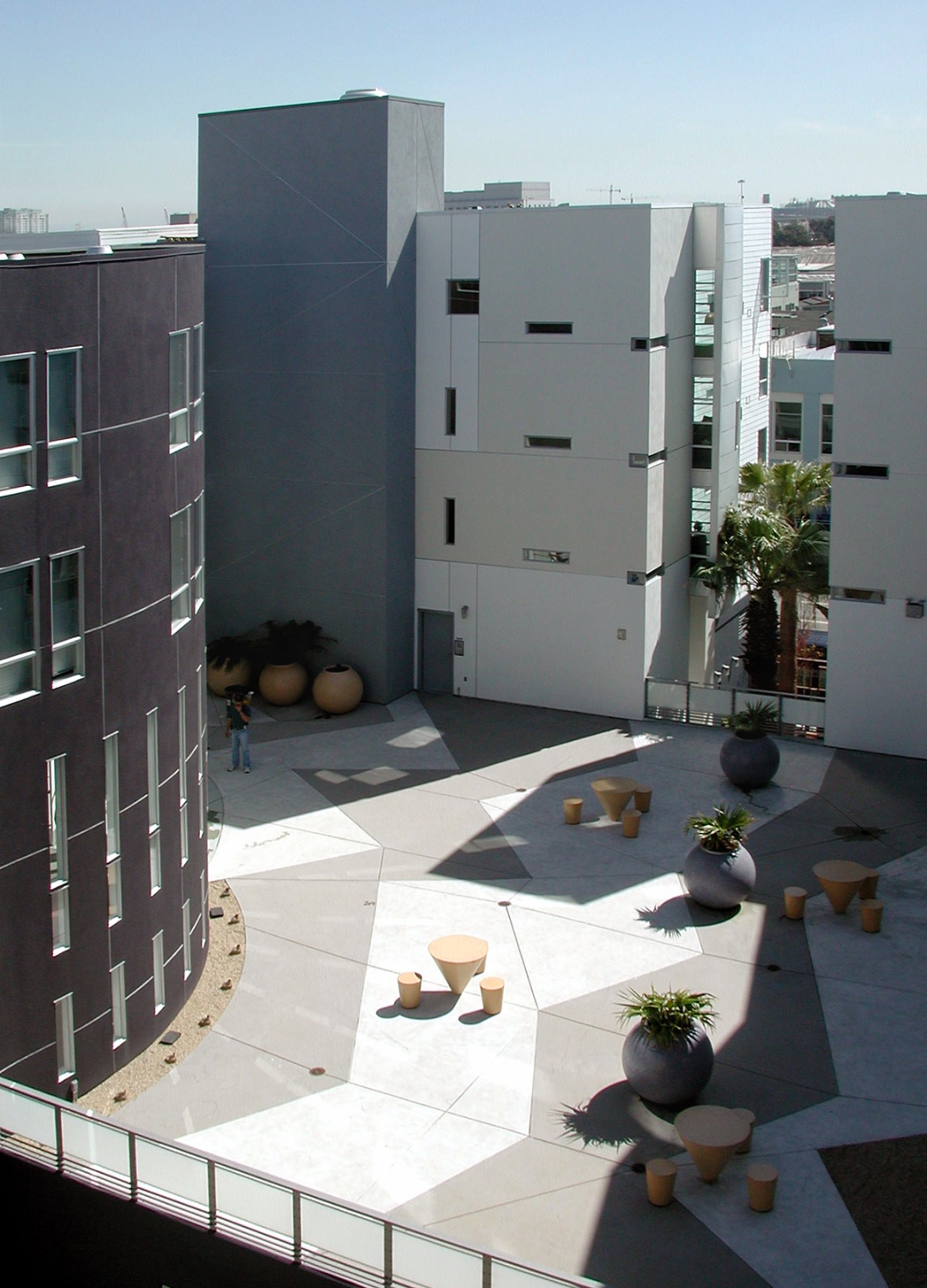 Courtyard at 8th & Howard/SOMA Studios in San Francisco, Ca.