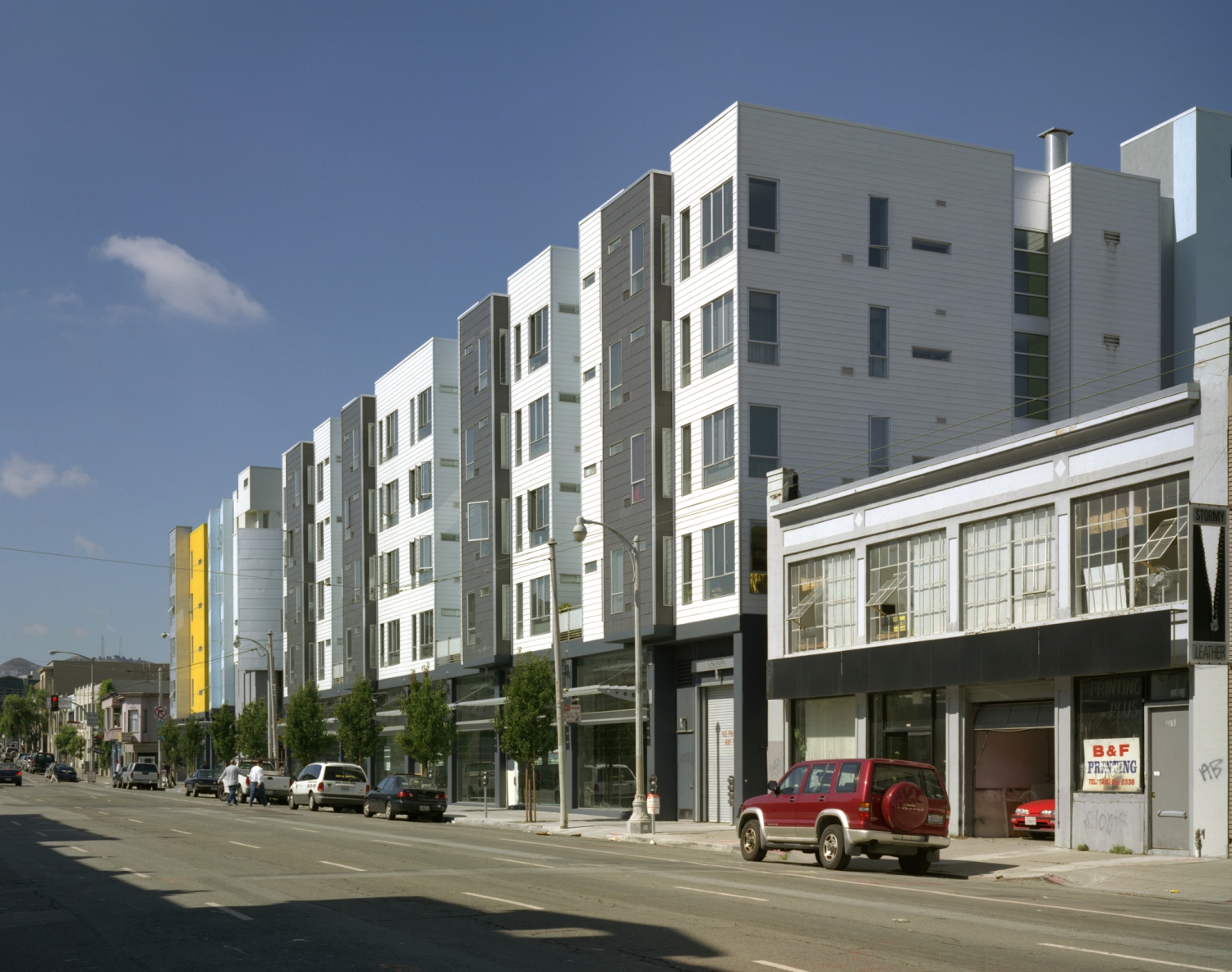 Exterior elevation of 8th & Howard/SOMA Studios in San Francisco, Ca.