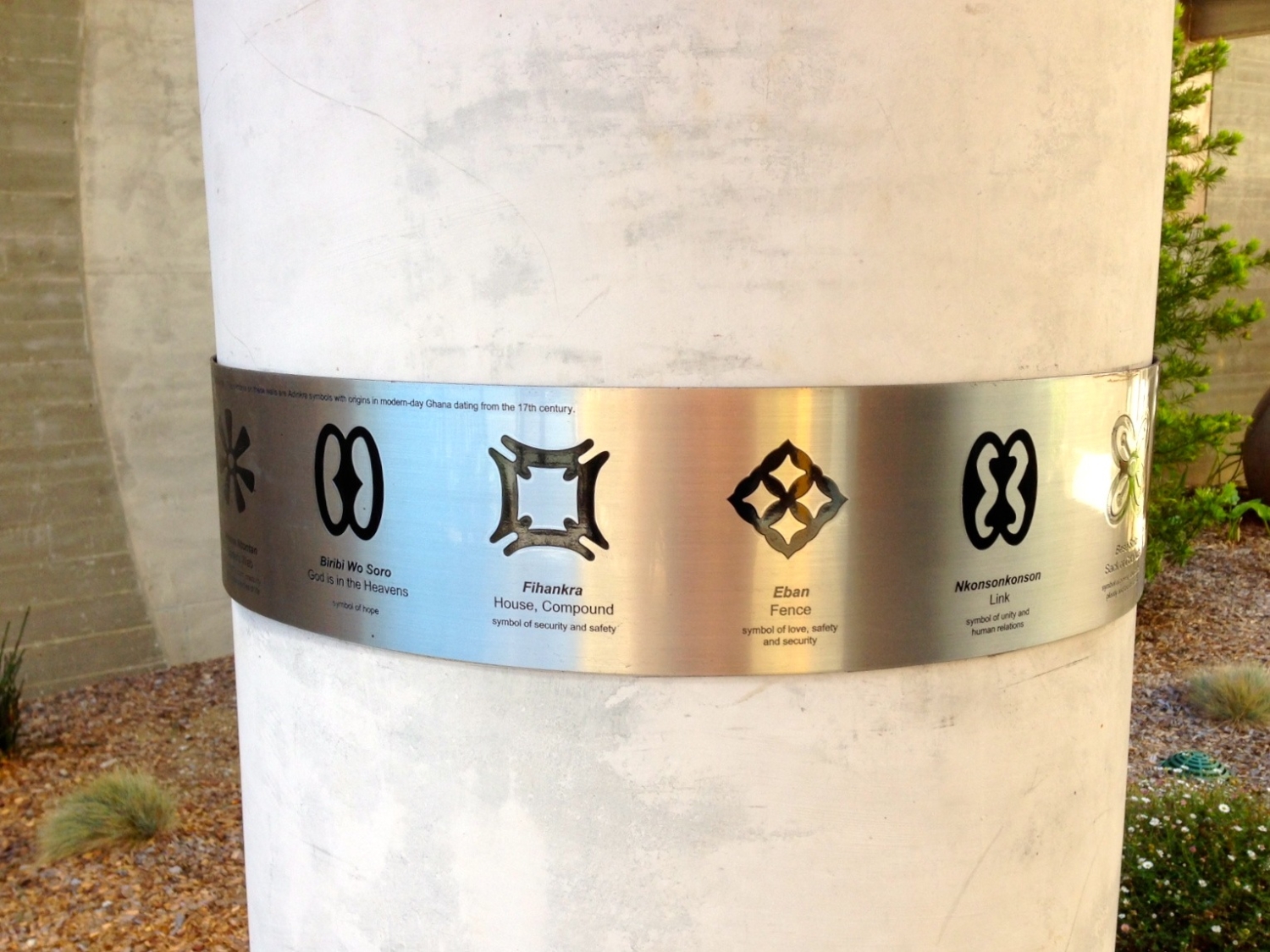 Symbol signage at Armstrong Place Senior in San Francisco.