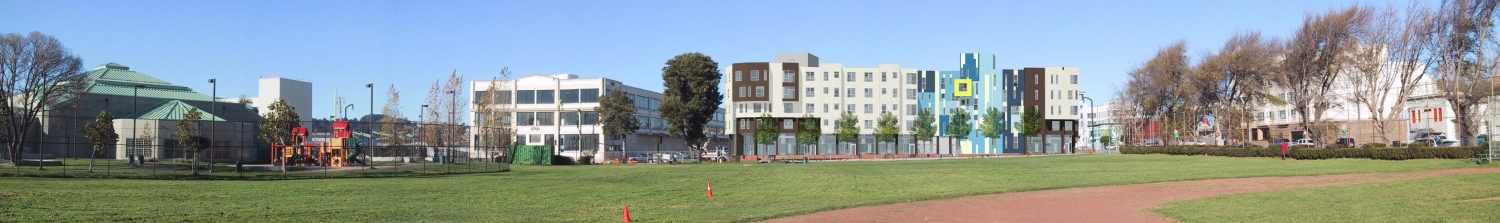 Exterior rendering of Armstrong Place Senior in San Francisco.