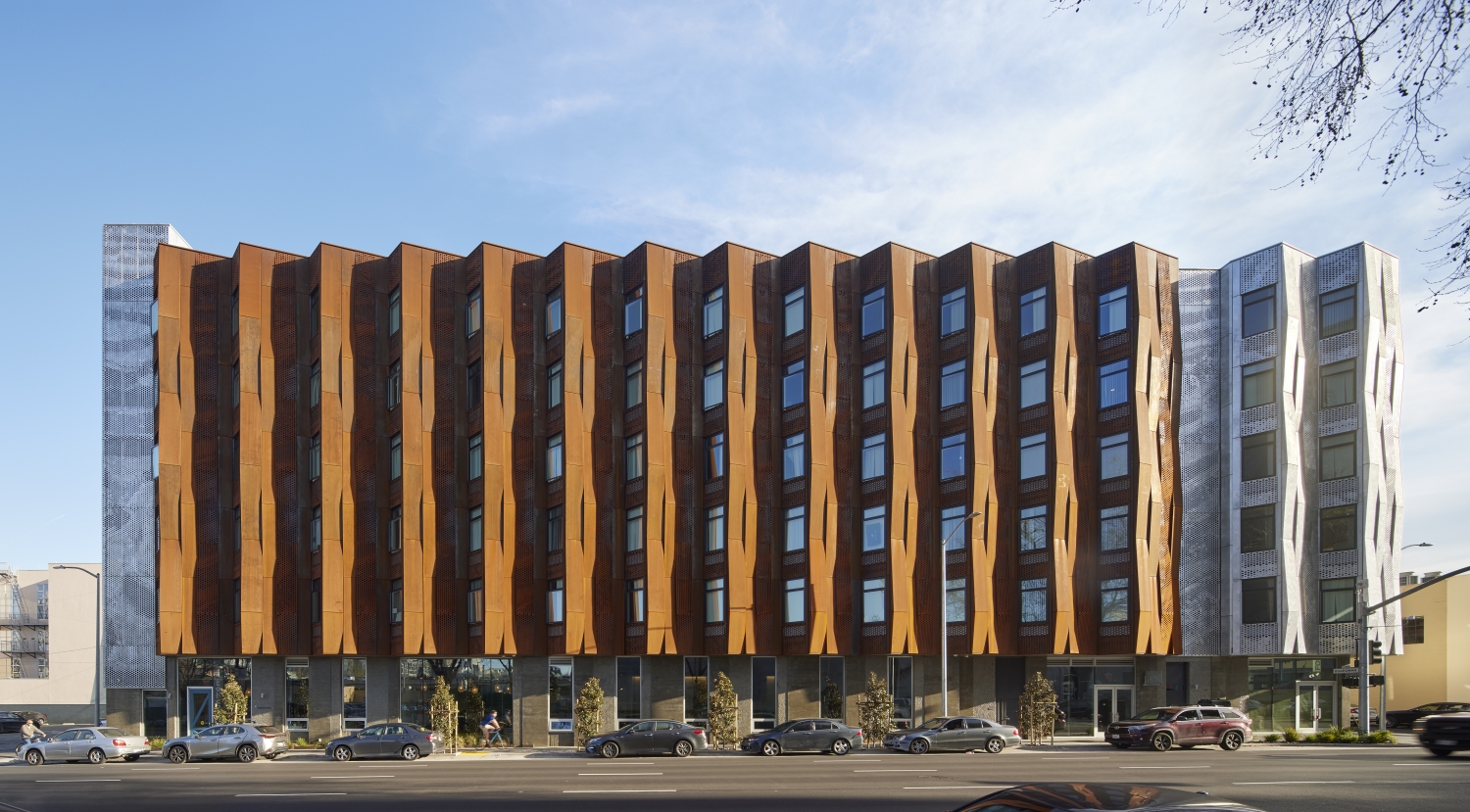 Elevation of Tahanan Supportive Apartments in San Francisco.