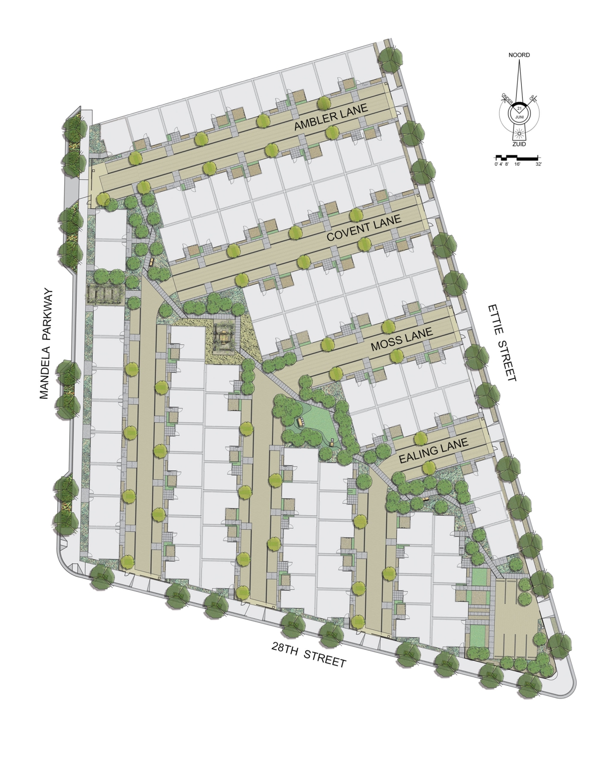Site plan for West End Commons