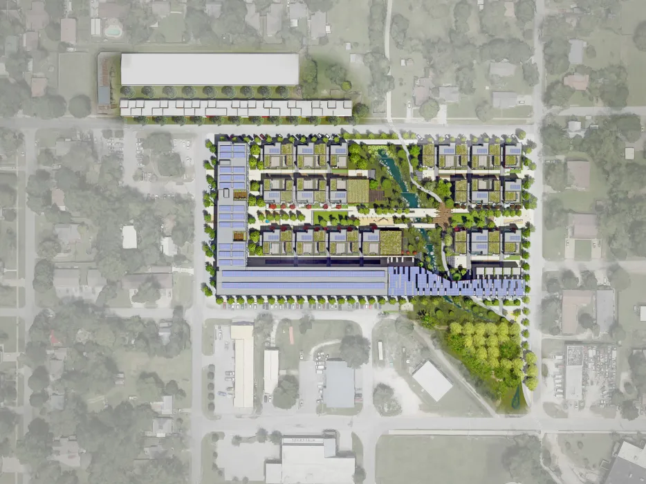 Site plan for Housing Northwest Arkansas Initiative.